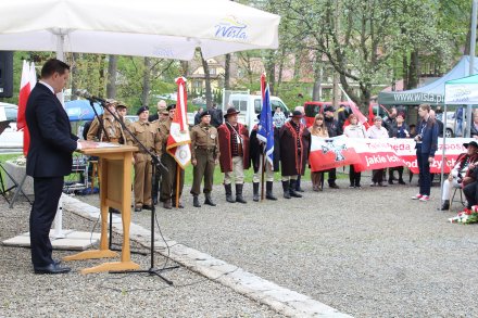 Przemówienie burmistrza Tomasza Bujoka